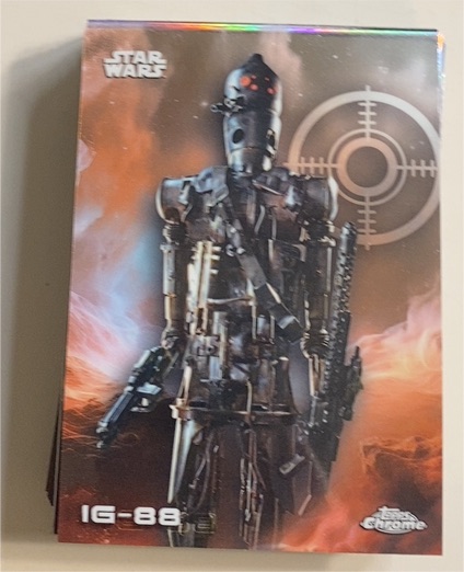 2025 Topps Chrome Star Wars #124 IG-88 — front