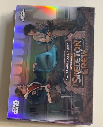 2025 Topps Chrome Star Wars #SC-5 Skeleton Crew "What Are You In For?" — front