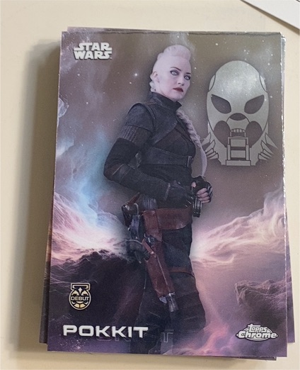 2025 Topps Chrome Star Wars #97 Pokkit — front