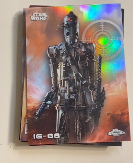 2025 Topps Chrome Star Wars #124 IG-88 — front