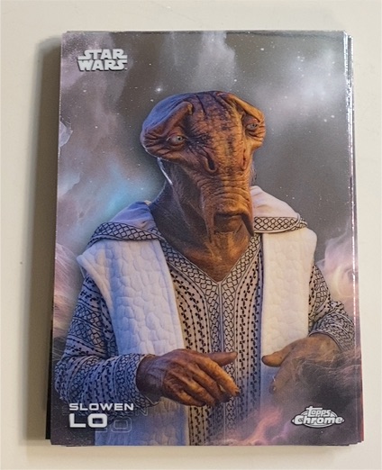 2025 Topps Chrome Star Wars #168 Slowen Lo — front