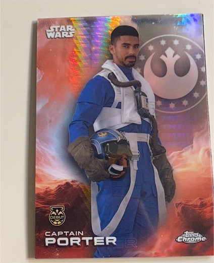 2025 Topps Chrome Star Wars #20 Captain Porter — front
