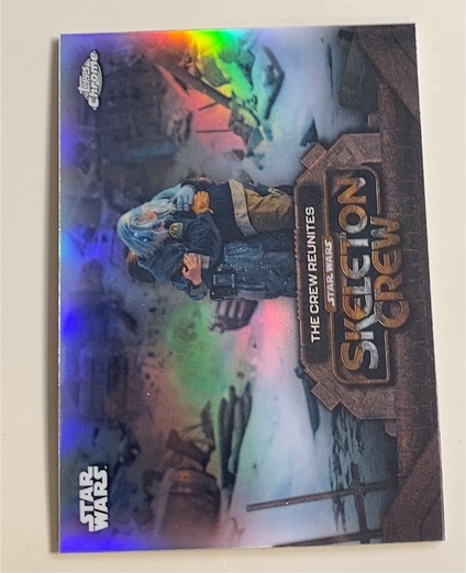 2025 Topps Chrome Star Wars Skeleton Crew #SC-19 The Crew Reunites — front