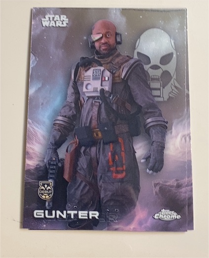 2025 Topps Chrome Star Wars #57 Gunter — front