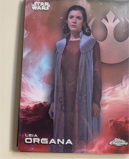2025 Topps Chrome Star Wars #80 Leia Organa — front