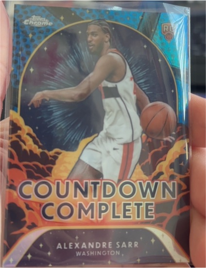 2024-25 Topps Chrome #CC-12 Alexandre Sarr — front