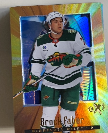 2023-24 Upper Deck Skybox E-X 2000 #148 Brock Faber — front