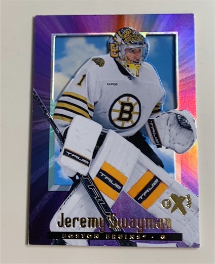 2023-24 Upper Deck Skybox E-X 2000 #8 Jeremy Swayman — front