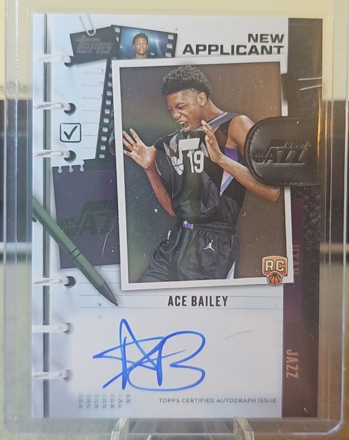 2025-26 Topps New Applicant #NA-AB Ace Bailey — front