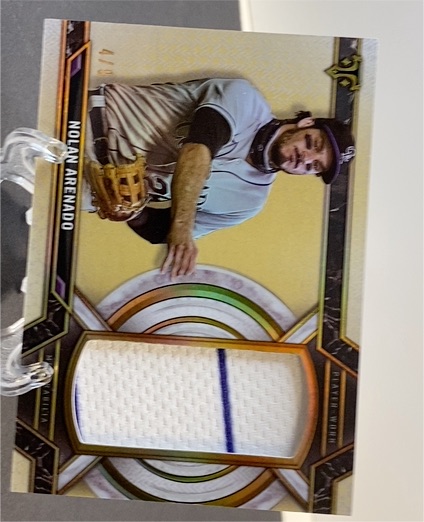 2021 Topps Triple Threads #SJR-NA Nolan Arenado — front