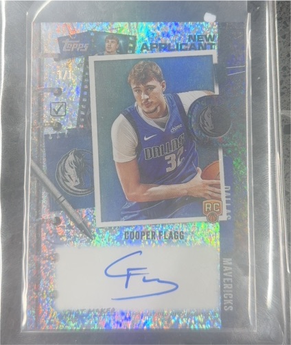 2025-26 Topps New Applicant #NA-CF Cooper Flagg — front