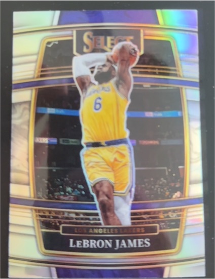 2021-22 Panini Select #100 LeBron James — front