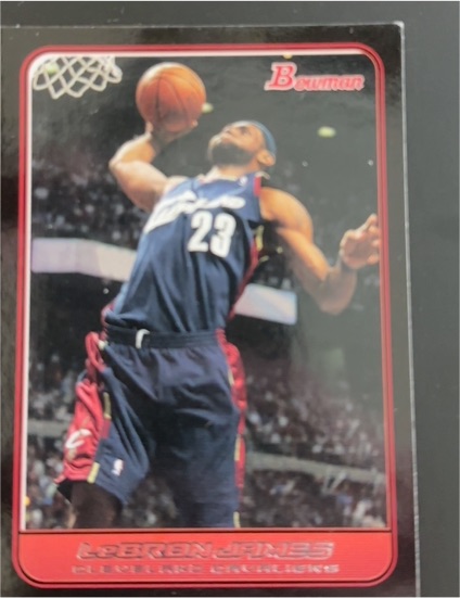 2006-07 Bowman #22 LeBron James Cleveland Cavaliers — front