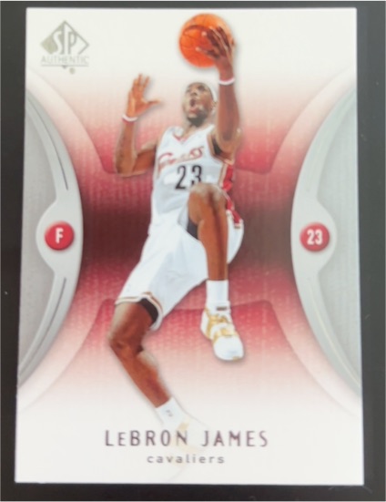 2006-07 Upper Deck SP Authentic #13 LeBron James — front