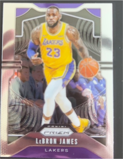 2019-20 Panini Prizm #129 LeBron James — front