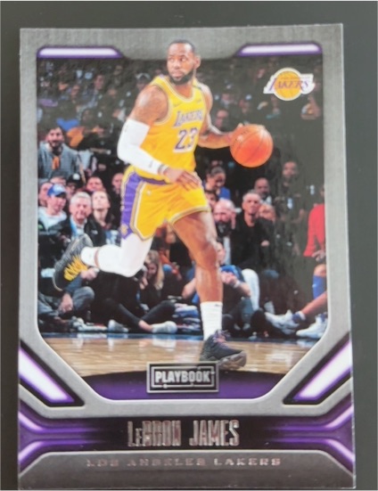 2019-20 Panini Chronicles Playbook #176 LeBron James — front