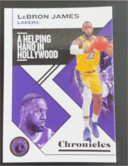 2019-20 Panini Chronicles #10 LeBron James — front