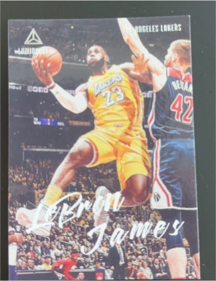2019-20 Panini Chronicles Luminance #162 LeBron James — front