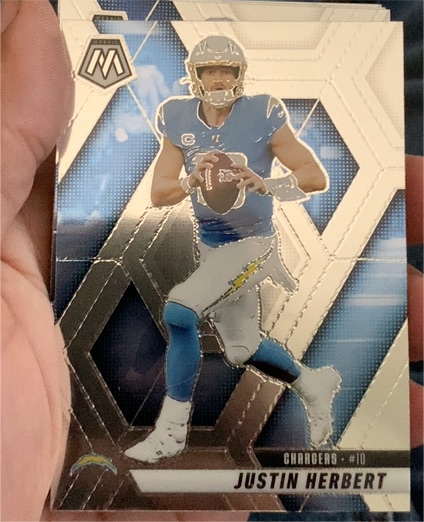 2025 Panini Mosaic #10 Justin Herbert — front