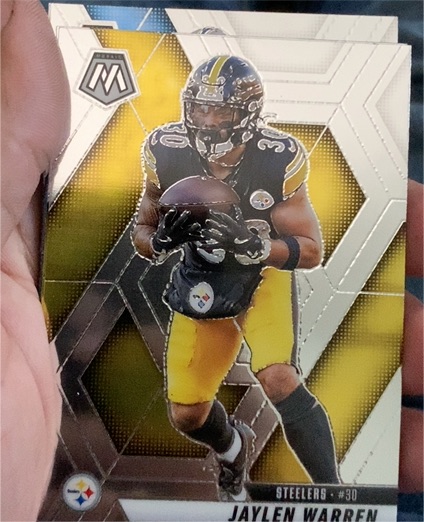 2025 Panini Mosaic #144 Jaylen Warren — front