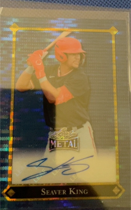 2025 Leaf Metal #LGR-SK1 Seaver King — front