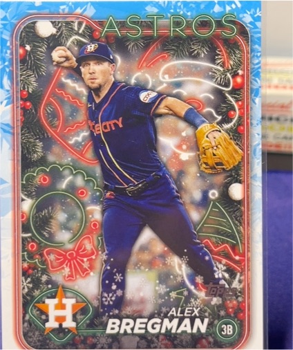 2024 Topps Holiday #H49 Alex Bregman — front