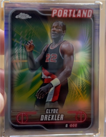 2024-25 Topps Chrome #30 Clyde Drexler — front
