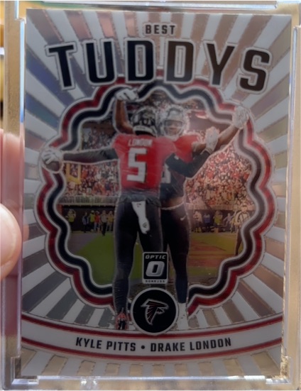 2023 Donruss Optic #BT-KP Kyle Pitts / Drake London Best Tuddys — front
