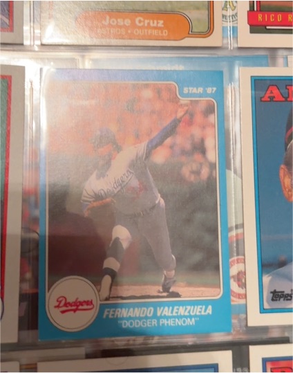 1987 Star #unknown Fernando Valenzuela — front