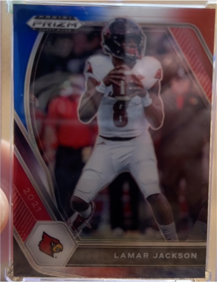 2021 Panini Prizm Draft Picks #26 Lamar Jackson — front