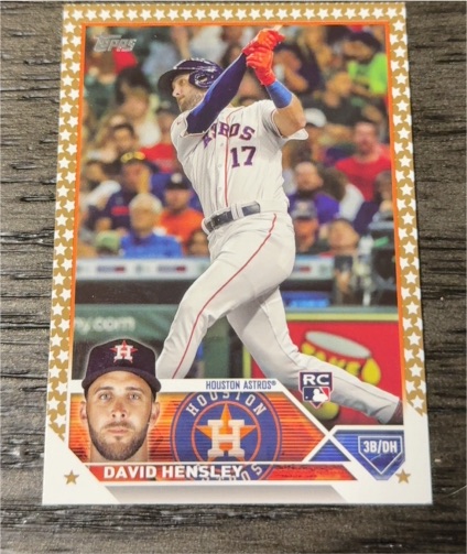 2023 Topps Series 2 #649 David Hensley — front