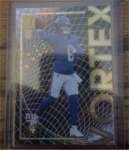 2025 Panini Donruss #13 Jaxson Dart Vortex Rookie — front