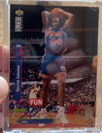 1995-96 Upper Deck Collector's Choice #182 Derrick Coleman — front