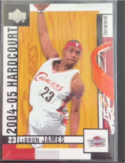 2004-05 Upper Deck Hardcourt #15 LeBron James — front