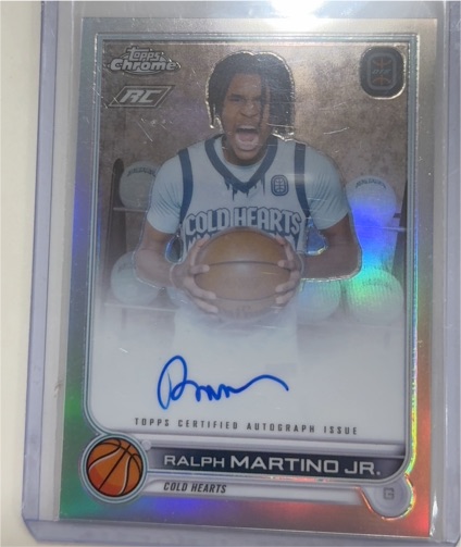 2022-23 Topps Chrome OTE #CA-RM Ralph Martino Jr. Rookie Autograph — front