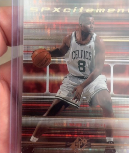 1999-00 Upper Deck SPx #S1 Antoine Walker SPxcitement — front