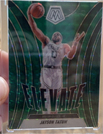 2024-25 Panini Mosaic #4 Jayson Tatum Elevate — front