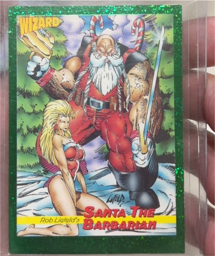 1993 Wizard #9 Santa The Barbarian Rob Liefeld — front