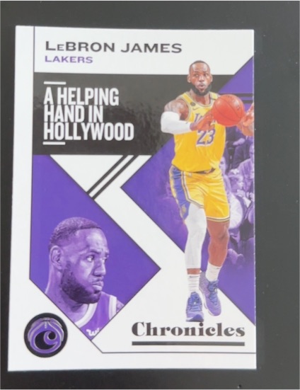 2019-20 Panini Chronicles #10 LeBron James — front