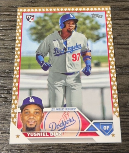 2023 Topps Series 2 #536 Yusniel Diaz — front