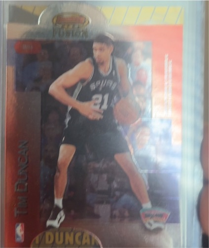 1998-99 Bowman's Best #MI16 Tim Duncan — front