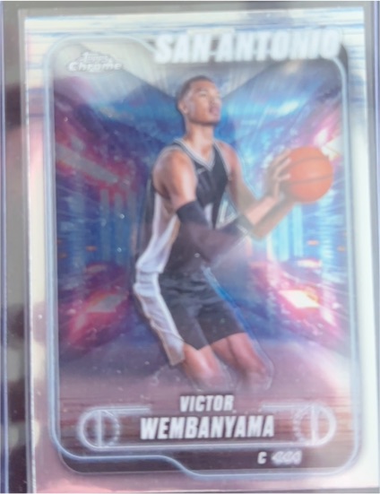 2024-25 Topps Chrome #193 Victor Wembanyama — front