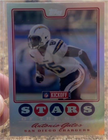 2008 Topps Kickoff Stars of the Game #SG-AG Antonio Gates — front