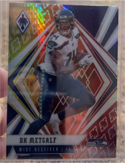 2020 Panini Phoenix Fire Burst #99 DK Metcalf — front