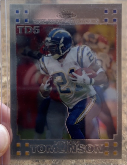 2007 Topps Chrome TD5 LaDainian Tomlinson — front