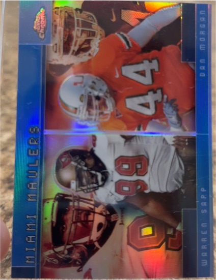 2001 Topps Combos #TC11 Warren Sapp Dan Morgan — front