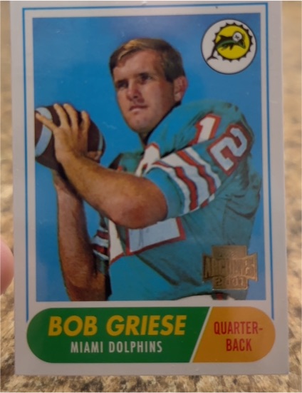 1968 Topps #12 Bob Griese — front
