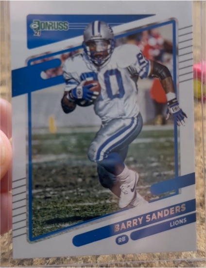 2021 Donruss #173 Barry Sanders — front