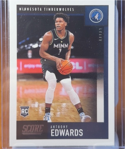 2020-21 Panini Chronicles Score #607 Anthony Edwards Rookie — front