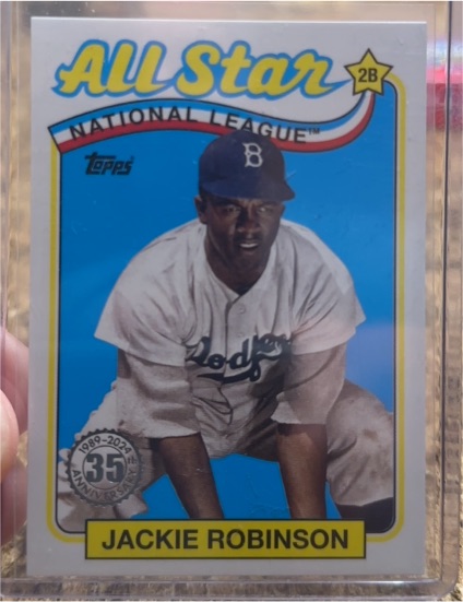 2024 Topps #89ASB-44 Jackie Robinson 1989 Topps 35th Anniversary All-Stars — front